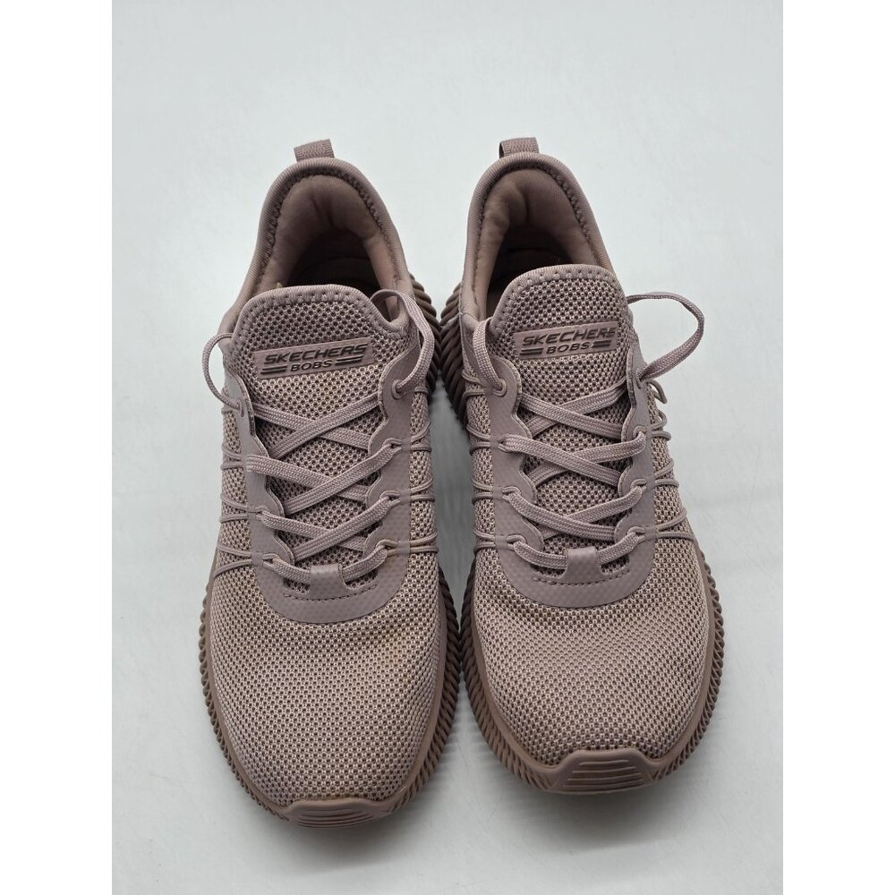 Skechers BOBS Shoes Womens 7 Pink sport geo Mesh Walking Sneakers SN 117417TX - Picture 5 of 11